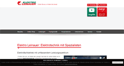 Desktop Screenshot of elektro-leinauer.de